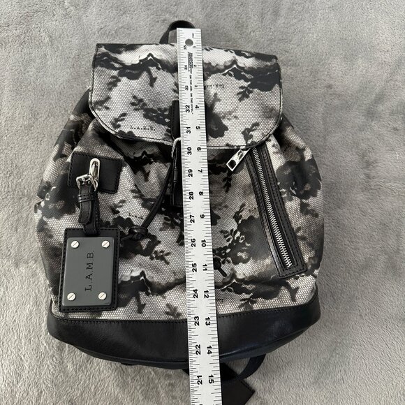 L.A.M.B. Gwen Stefani Clandon Backpack Rare Lace Print Bag Handbag Purse - Picture 4 of 8